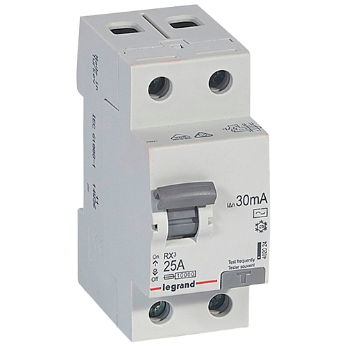 Protector Diferencial Legrand 2x25A 30mA (Ref. 402024)