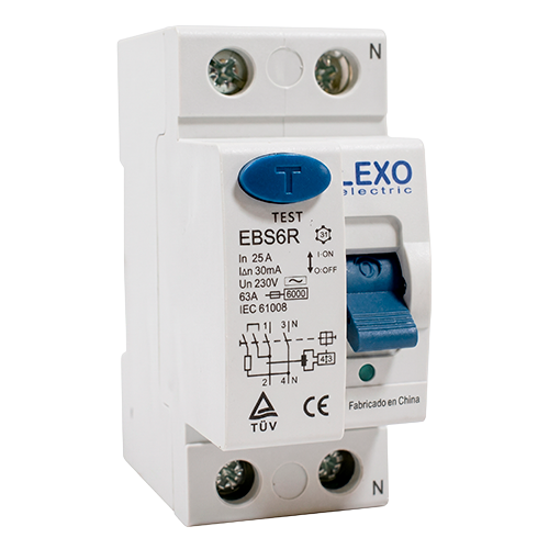 Protector Diferencial Lexo 2x25A 30mA